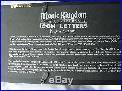 Dave Avanzino MAGIC KINGDOM WALT DISNEY WORLD 40th Shadow Box
