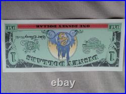 Disney 2 x $1 and a $5 bills Goofy and Mickey Walt Disney 1997. 25th Anniversary