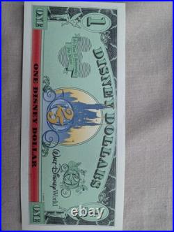 Disney 2 x $1 and a $5 bills Goofy and Mickey Walt Disney 1997. 25th Anniversary