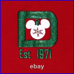 Disney Adult Spirit Jersey Walt Disney World Santa Mickey Mouse & Friends XXL
