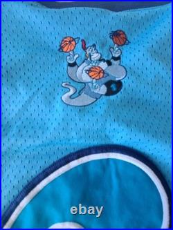 Disney Aladdin Genies Blue Basketball Jersey Men XL Walt Disney World Vintage