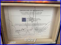 Disney All 4 Parks Canvas Wrap SIGNED Walt Disney World Thomas Kinkade 6x8 NEW