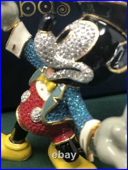 Disney Arribas Brothers Crystals Swarovski Figurine Magic Magician Mickey Mouse