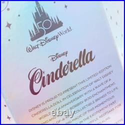 Disney Cinderella Walt Disney World 50th Anniversary Designer Collection L/e