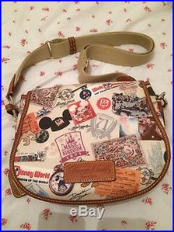 Disney Dooney And Bourke 40th Anniversary Messenger Bag Wdw Walt Disney World