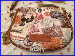 Disney Dooney And Bourke 40th Anniversary Messenger Bag Wdw Walt Disney World