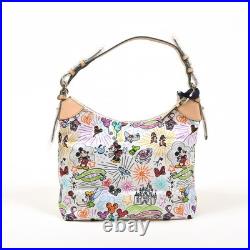Disney Dooney & Bourke Sketch Hobo Bag Walt Disney World Mickey Minnie NWT