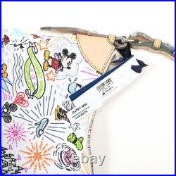 Disney Dooney & Bourke Sketch Hobo Bag Walt Disney World Mickey Minnie NWT