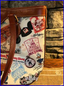 Disney Dooney & Bourke Walt Disney World 40th Anniversary Bucket Bag Retro