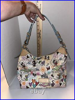 Disney Dooney & Bourke Walt Disney World Disneyland Sketch Handbag Tote Bag