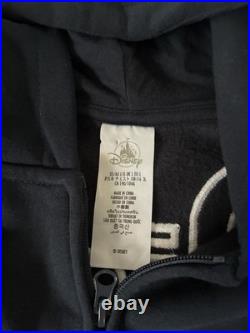 Disney Fantasia Sorcerer Mickey Navy Zip-Up Hoodie Walt Disney World Unisex