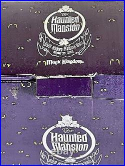 Disney Haunted Mansion Rare Lighted Glow Gate Plaque 999 Happy Haunts Ball