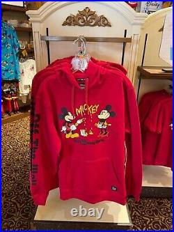 Disney Parks 2022 50th Anniversary Mickey Minnie Hoodie Vans Of The Wall Size XL