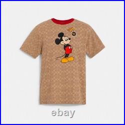 Disney Parks 2022 Coach Mickey Mouse Signature Designer T-Shirt 71 Size L New