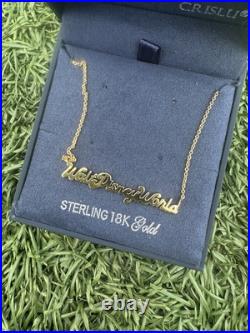 Disney Parks 2025 Crislu Walt Disney World Necklace New Disney Parks 2025 Crislu Walt Disney World Necklace New