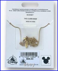 Disney Parks 2026 Girls Crew Walt Disney World Necklace Script Logo Rhinestone