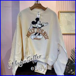 Disney Parks 2026 Mickey Mouse Walt Disney World Sweatshirt Size XS New