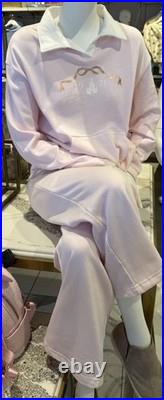 Disney Parks 2026 Walt Disney World Bow Castle 1971 Pink Sweatshirt L Collar