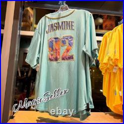 Disney Parks 2026 Walt Disney World Jasmine 92 Baseball Jersey Size XS New