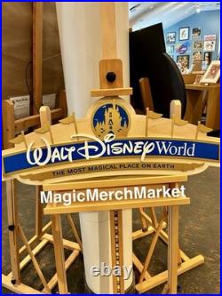 Disney Parks 2026 Wooden Walt Disney World Marquee Sign New
