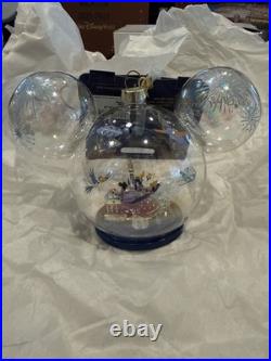 Disney Parks 50th Anniversary Walt Disney World Icon Glass Globe Ornament