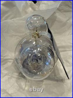 Disney Parks 50th Anniversary Walt Disney World Icon Glass Globe Ornament