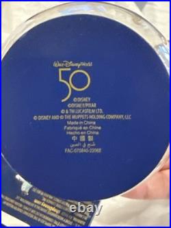 Disney Parks 50th Anniversary Walt Disney World Icon Glass Globe Ornament