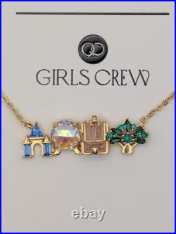 Disney Parks Four Parks WDW Attractions Icons Necklace By Girls Crew New