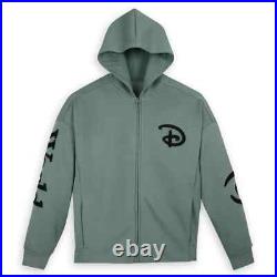 Disney Parks Green Zip Hoodie Adult M Walt Disney World