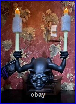 Disney Parks Haunted Mansion Light Up Candle Gargoyle Figure Figurine statue