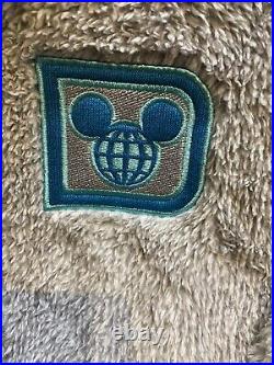 Disney Parks Mickey Fleece Jacket XLarge Walt Disney World Globe Full Zip NEW