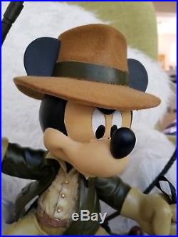 Disney Parks Mickey Mouse Indiana Jones Figurine Walt Disney World Disneyland