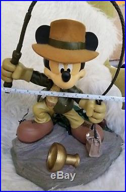 Disney Parks Mickey Mouse Indiana Jones Figurine Walt Disney World Disneyland