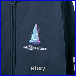 Disney Parks Sorcerer Mickey Mouse Zip Hoodie Adult LARGE Walt Disney World