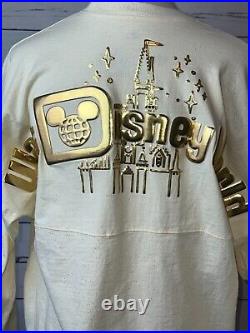 Disney Parks Spirit Jersey WDW Pixie Dust Castle Medium Gold Walt Disney World Disney Parks Spirit Jersey WDW Pixie Dust Castle Medium Gold Walt Disney World