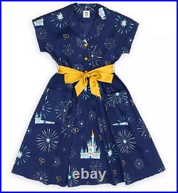 Disney Parks The Dress Shop Walt Disney World 50th Anniversary Dress SMALL NWT