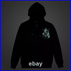 Disney Parks The Haunted Mansion Zip Hoodie Adult LARGE Walt Disney World