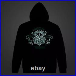 Disney Parks The Haunted Mansion Zip Hoodie Adult LARGE Walt Disney World