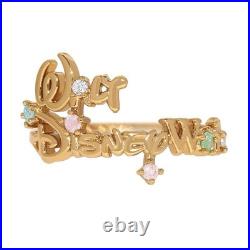 Disney Parks WALT DISNEY WORLD Script Ring Size 10 By Girls Crew
