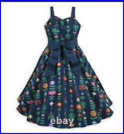 Disney Parks Walt Disney Dress Shop Original It's A Small World Dress Sz SMALL