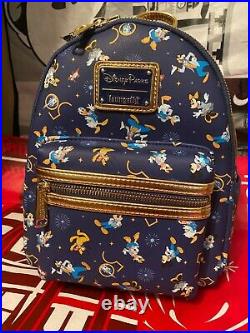 Disney Parks Walt Disney World 50th Anniversary Loungefly Mini Backpack A Exact
