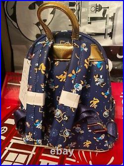 Disney Parks Walt Disney World 50th Anniversary Loungefly Mini Backpack A Exact