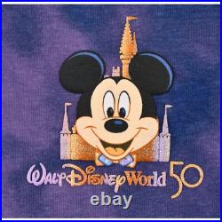 Disney Parks Walt Disney World 50th Mickey & Friends Tie Dye Spirit Jersey M Disney Parks Walt Disney World 50th Mickey & Friends Tie Dye Spirit Jersey M
