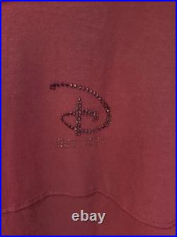 Disney Parks Walt Disney World Bedazzled Burgundy Spirit Jersey Size M New