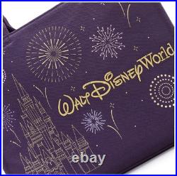 Disney Parks Walt Disney World Cinderella Castle Canvas Crossbody Tote Bag RARE