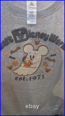 Disney Parks Walt Disney World Ghost Pullover LargeNWT