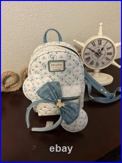 Disney Parks Walt Disney World Loungefly Backpack Grand Floridian with Mickey Ears