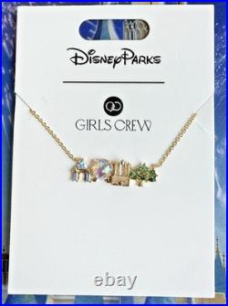 Disney Parks Walt Disney World Parks Icons Necklace Girls Crew Epcot Hollywood