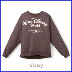 Disney Parks Walt Disney World Sweatshirt MEDIUM Chocolate