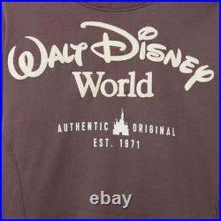 Disney Parks Walt Disney World Sweatshirt MEDIUM Chocolate